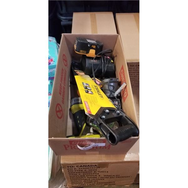RYOBI 18V BATTERIES ANBD CHARGER, AND LITHIUM 18V BATTERY AND DRILL, WORKING