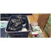 Image 1 : TOTE AND BOX OF RENO SUPPLIES