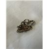 Image 2 : VINTAGE 925 STERLING SILVER WI/ SEMI PRECIOUS STONES PENDANT