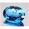 Image 2 : 26.3 CT AUTHENTICATED ROYAL BLUE TOPAZ GEMSTONE ($6,575 APPRAISAL)