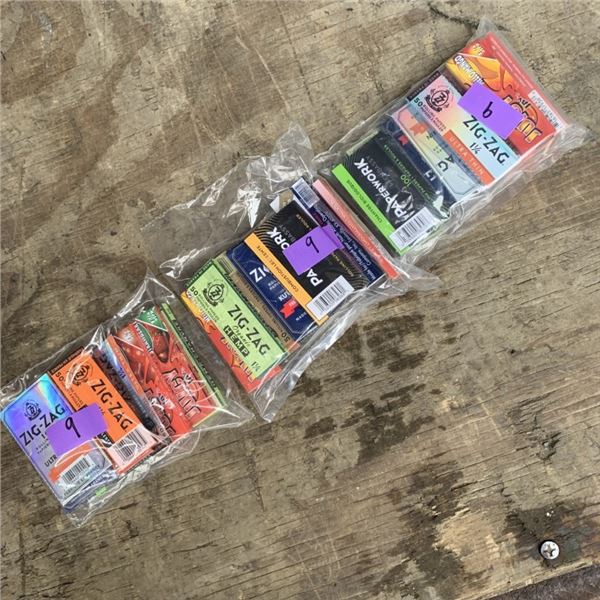 27 NEW PACKS OF ROLLING PAPERS