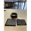 Image 1 : GUESS LEATHER BELT AND WALLET, AND COACH WALLET, UNAUTHENTICATED
