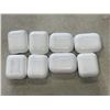 Image 1 : 8 ASSORTED APPLE AIRPOD CASES, WITH 1 AIRPOD IN EACH CASE, LOST PROPERTY ITEMS