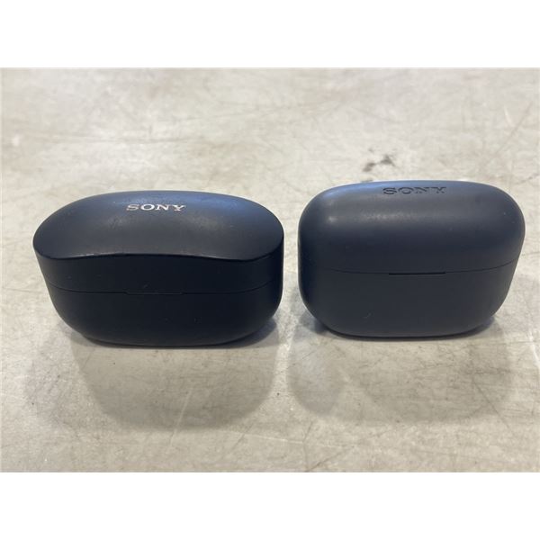 2 PAIRS OF SONY BLUETOOTH EARBUDS