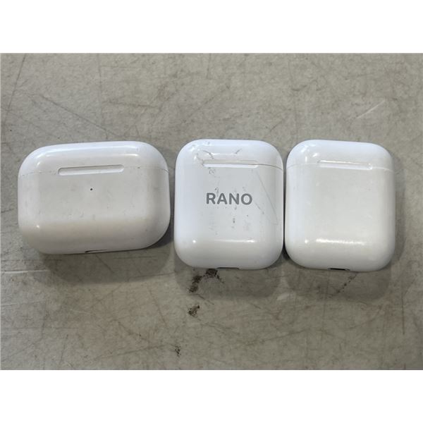 3  APPLE AIRPODS, FULL SETS, ASSORTED MODEL, LOST PROPERTY ITEMS