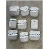 Image 2 : 9 ASSORTED APPLE AIRPOD CASES, WITH 1 AIRPOD IN EACH CASE, LOST PROPERTY ITEMS