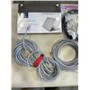 Image 2 : ASSORTED LENGTHS OF CAT 6 CABLES, POWER CABLE AND HARD SHELL CASE