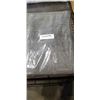 Image 2 : 2 NEW 28 X 56 INCH BROWN BATH TOWELS, AND 4 NEW 16X28 GREY HAND TOWELS