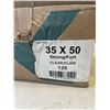 Image 2 : CASE OF 35X50 CLEAR GARBAGE BAGS