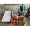 Image 2 : LOT OF TOTES W/ LIDS