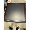 Image 2 : COSCO DARK FINISH LEATHER INSET FOLDING CARD TABLE