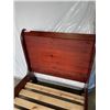 Image 2 : CHERRY FINISH SINGLE SIZE BEDFRAME
