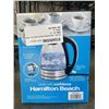 Image 2 : HAMILTON BEACH 1L GLASS ELECTRIC KETTLE - TESTED WORKING