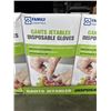 Image 2 : CASE OF NEW DISOPSABLE GLOVES, ONE SIZE FITS MOST, 500 PER BOX, 20 BOXES PER CASE, 10,000 GLOVES TOT