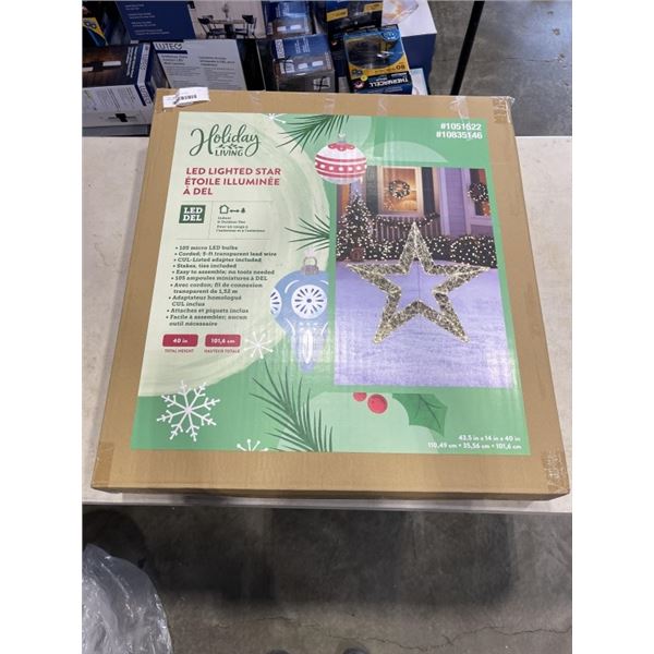 HOLIDAY LED LIGHT UP STAR