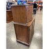 Image 2 : ANTIQUE WLANUT BAR UNIT WITH FLIP TOP