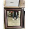 Image 2 : 2 BEVELLED WALL MIRRORS, 29 X 33 INCH,