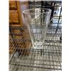 Image 2 : 4 HEAVY CRYSTAL VASES, 11-14 INCH HEAIGHTS