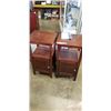 Image 1 : PAIR OF 1 DOOR SIDE TABLES