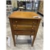Image 1 : VINTAGE SEWING CABINET WITH CONTENTS
