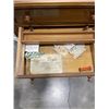 Image 3 : VINTAGE SEWING CABINET WITH CONTENTS