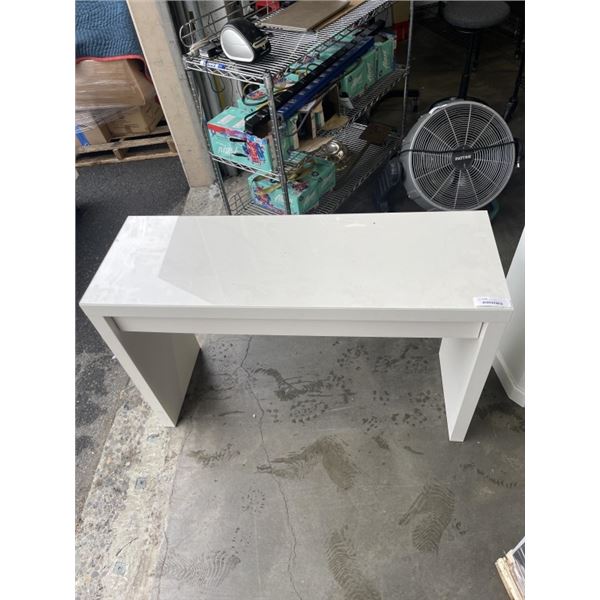 IKEA HALL DESK WITH GLASS TOP