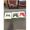 Image 1 : THREE XBOX CONTROLLERS, STORE RETURNS