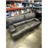 Image 1 : MODERN GREY ELECTRIC POWER RECLINING SOFA, WORKING