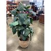 Image 1 : ARTIFICIAL PLANT IN RATTAN BASKET