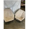 Image 1 : 2 BEIGE FOLDING BUCKET CHAIRS