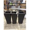Image 1 : 3 OUTDOOR PLANT PEDESATLS. 24 INCH TALL