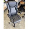 Image 1 : BLACK LEATHER OFFICE CHAIR