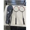 Image 2 : 2 BADMINTON RACKETS AND DART BOARD
