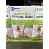 Image 2 : CASE OF NEW DISOPSABLE GLOVES, ONE SIZE FITS MOST, 500 PER BOX, 20 BOXES PER CASE, 10,000 GLOVES TOT