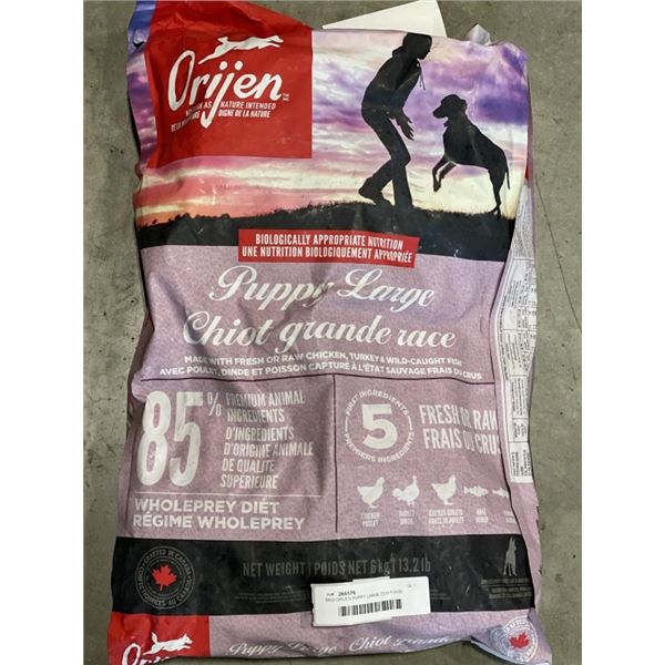 6KG ORIJEN PUPPY LARGE DOG FOOD