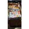 Image 1 : BOX OF VINTAGE MADD MAGAZINES AND NOVELS