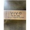 Image 2 : VIVO 100 INCH MANUAL PROJECTION SCREEN