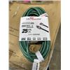 Image 1 : NEW 25FT INDOOR OUTDOOR 3 WIRE GROUNDED EXTENSION CORD