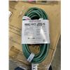 Image 2 : NEW 25FT INDOOR OUTDOOR 3 WIRE GROUNDED EXTENSION CORD