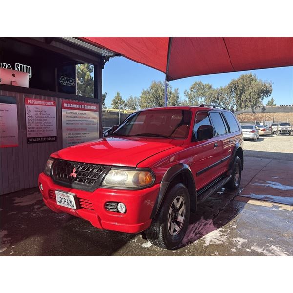 2001 MITSUBISHI MONTERO SPORT