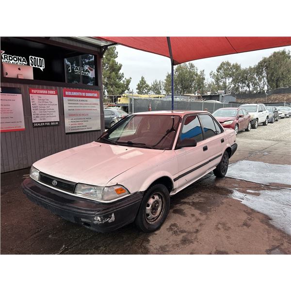 1991 TOYOTA COROLLA