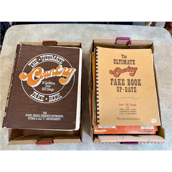 Vintage Country and Western Sheet Music Books