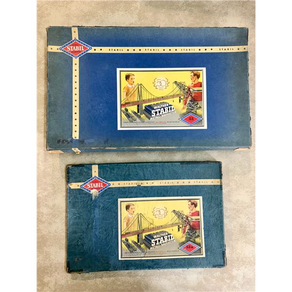 Vintage Walther Stabil Metall-Baukasten German - Construction Set (RESERVE $200)