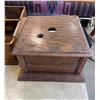Image 9 : Misc. Wooden Boxes Including Oak Phone Box and Radio Parts
