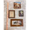 Image 2 : Set of Four Antique Pictures & Frames
