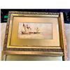 Image 2 : Two Boat Pictures in Vintage Ornate Frames