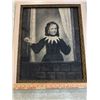 Image 2 : Framed Charcoal Portrait - 1800s