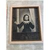 Image 3 : Framed Charcoal Portrait - 1800s