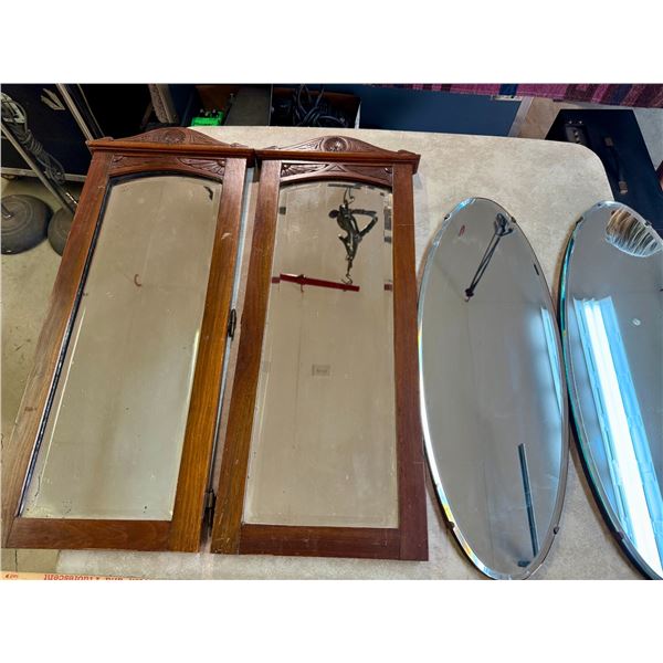 Two Pairs of Vanity Mirrors