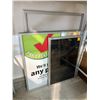 Image 1 : Large Metal Frames (one is a letter display board)